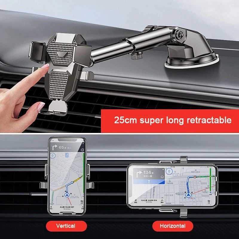 Car Phone Mount Long Suction Cup Sucker Phone Stand Windshield Dashboard Mobile Cell port Bracket For iPhone C251210