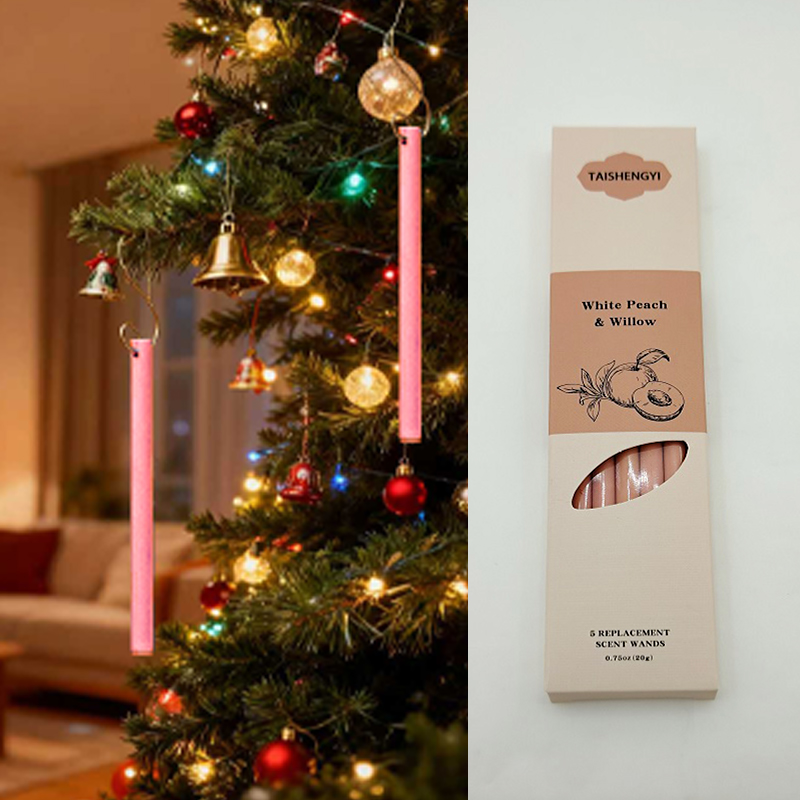 Incense Multi-Scent 5-Inch Scented Paper Sticks (5pcs + Hook) - Home & Auto Fragrance Sticks