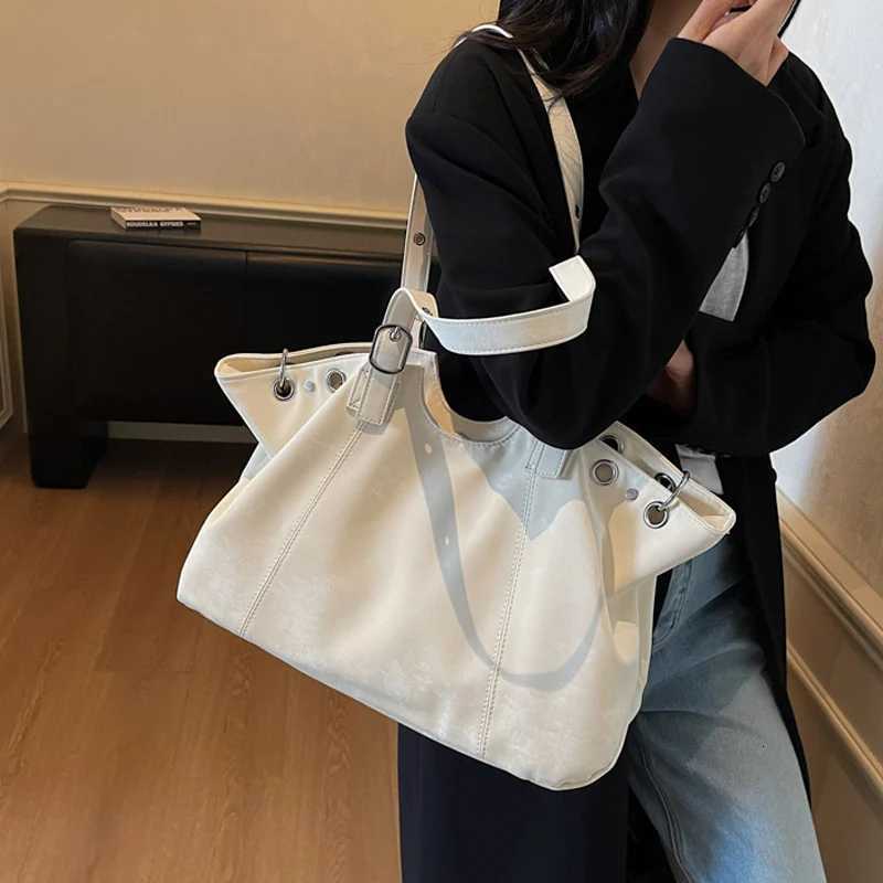 Fi Brand Tote Bag Korean-style High-end Design Shoder Bag Simple Large-capacity Handbag New High-quality Pu Underarm Bags Y251209