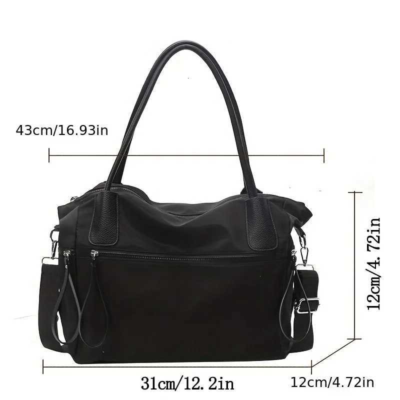 Vintage Nyl Wen Shoder Bag Large Capacity Waterproof Shoder Bag Daily Cmuting Handbag Y251209