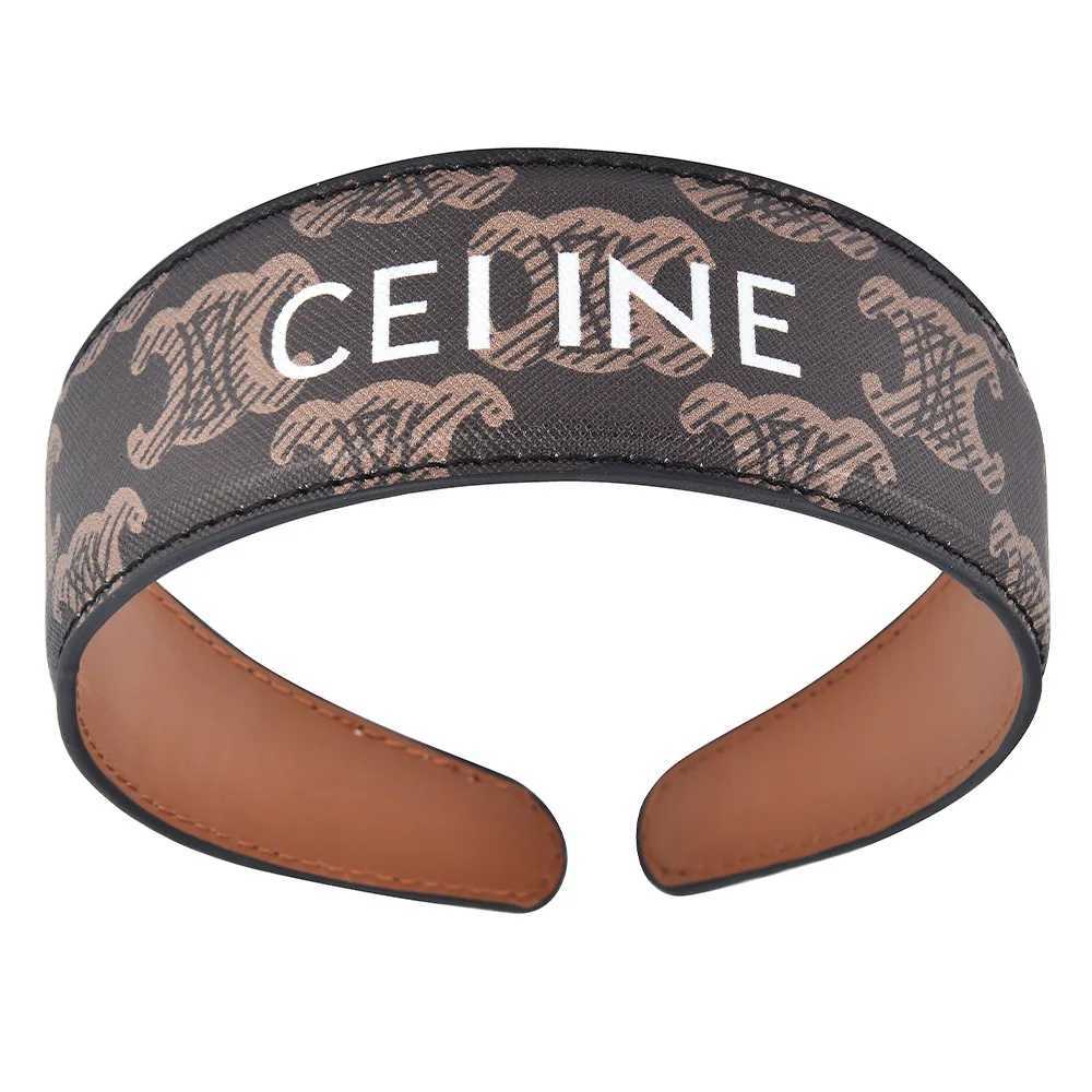 Korean classic Arc de Triphe hair band er-fine leather letter silk-screen hair accory heaear style hair clip Y251210