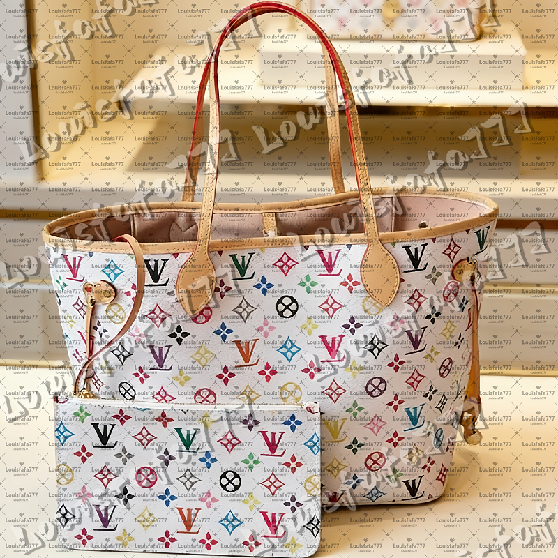 2pcs High qualitys Women bags Luxurys Handbags Ladies Designer Composite Bags Lady Clutch Bag Shoulder Tote Female Purse Wallet Handbag MM Size