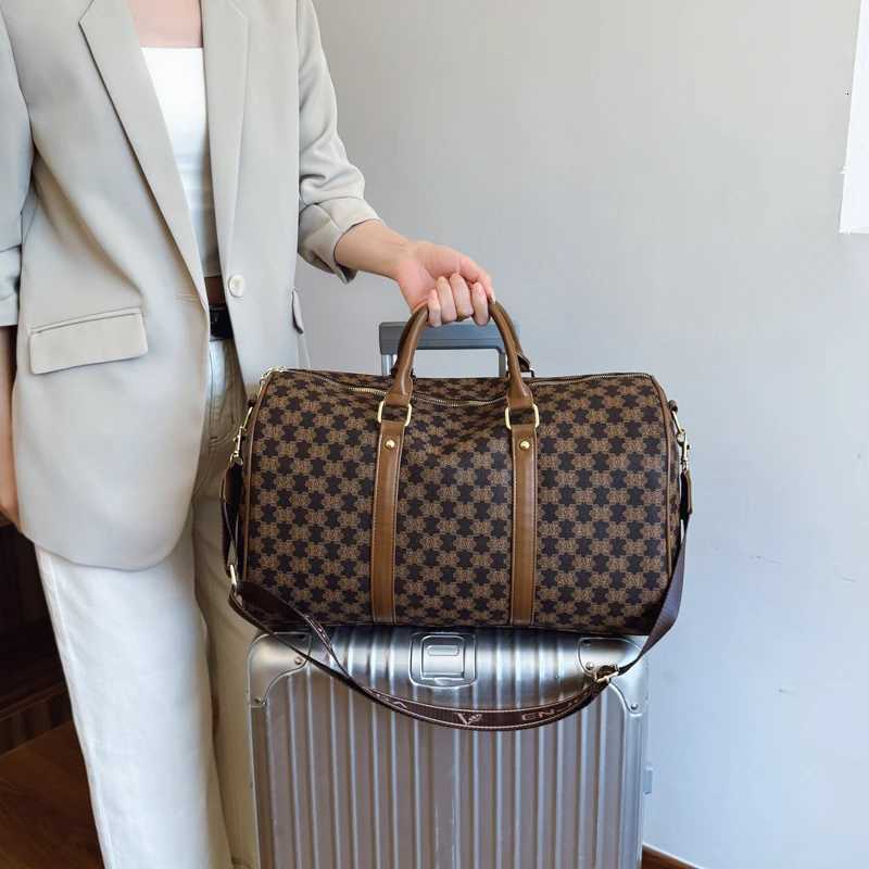 Fi wens printed PU leather large capacity handbag travel bag shoder bags for wan sac de luxe femme totes bags Y251209