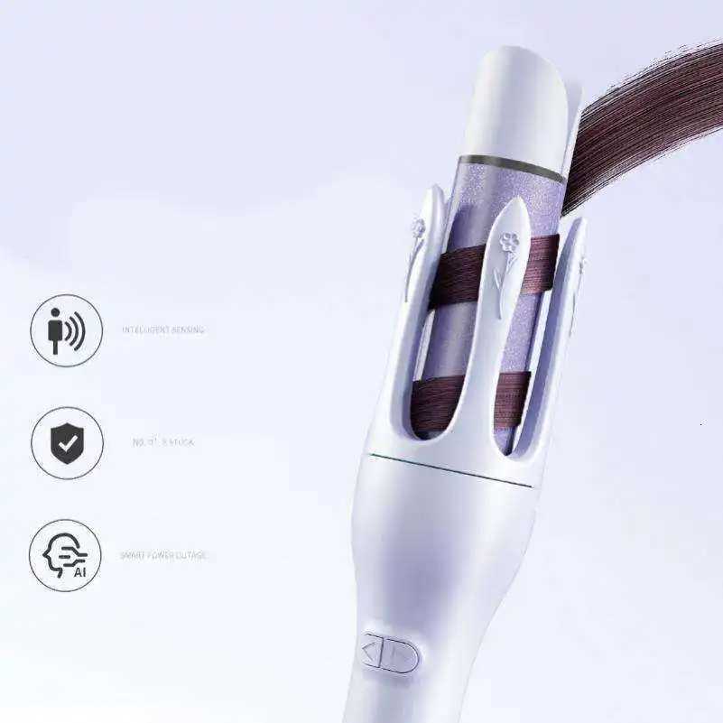 Multi-Function Rotating Curling Iron Electric Hair Straightener with Safety Auto Power-Off FeatureT251210