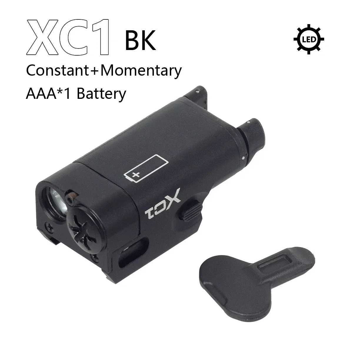 Tactical SureFire XC1 LED Flashlight Constant Momentary Scout Light Glock 17 18C 19 Airsoft Weapon Gun Light Lanterna Z251210