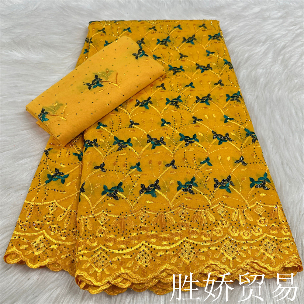 Fabric and Sewing Lafaya 2023 High Quality African Lace Swiss Cotton Nigerian Fabrics Voile In Switzerland 230727