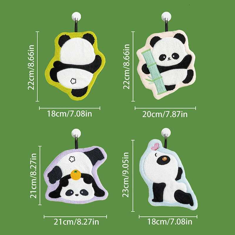 Cute Panda Hand Towel Absorbent And Quick-Dry Towel Thickened Towels For Kitchen And Bathroom Multi-Purpose Towel For Home C251210