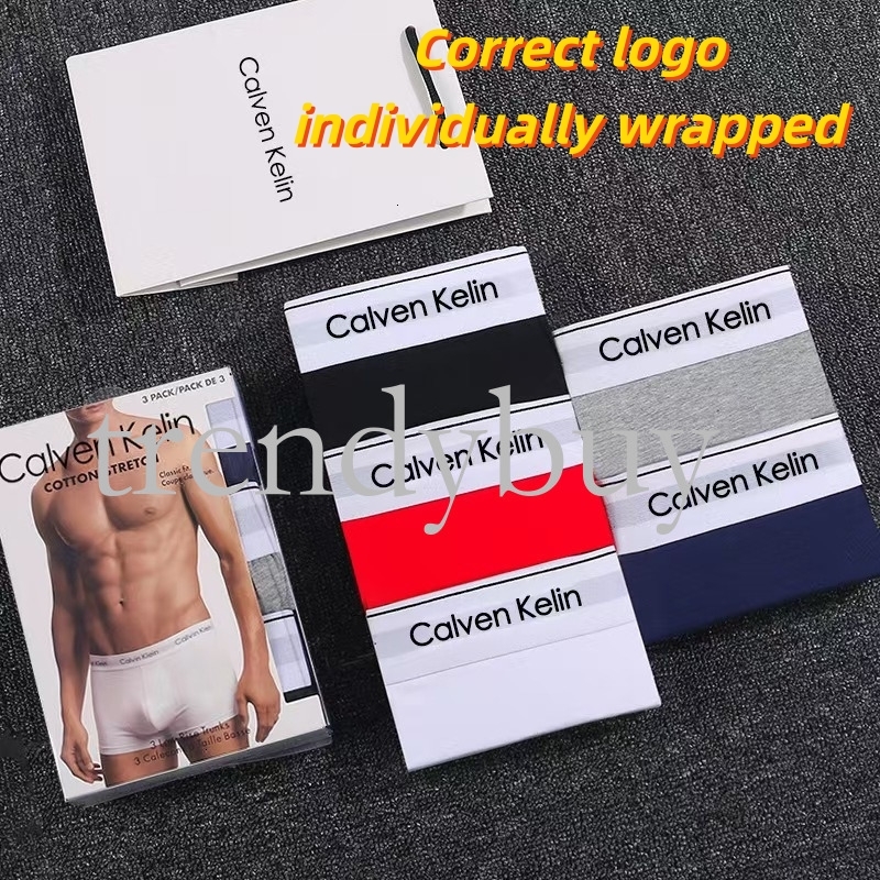 Calvinly Kleine Boxers calecon boxers Designer Underwear Boxers 5Pc Men's Sexy Shorts Cotton Underwear Men's Boxer Underwear Shorts Brand Underwear Boxer Shorts