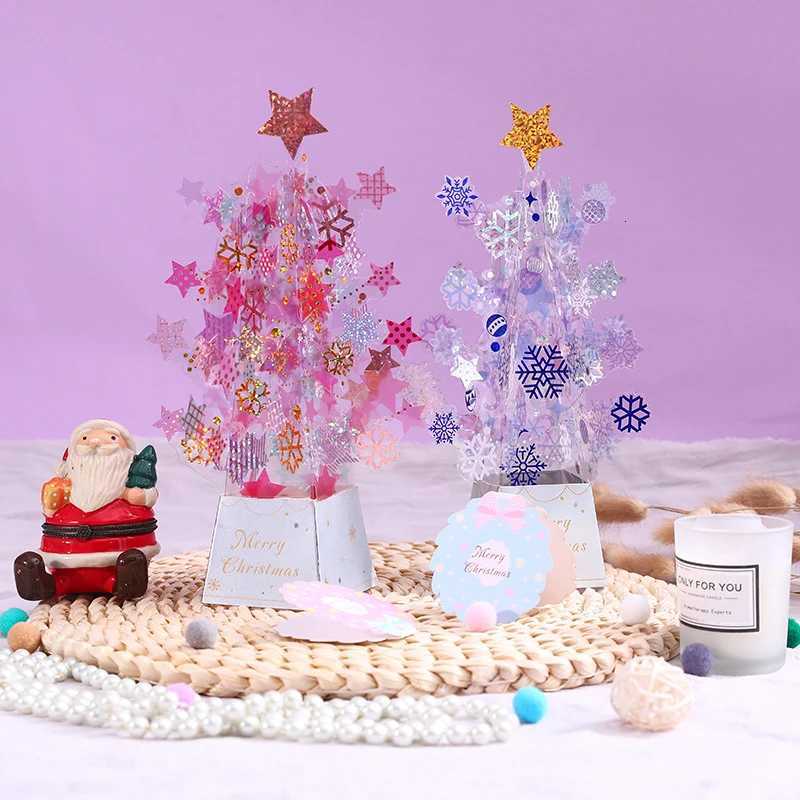 3D UP Santa Cards Marry Christmas Greeting Cards Party Invitations Gifts New Year Greeting Card Anniversary Gifts Postcard H251210