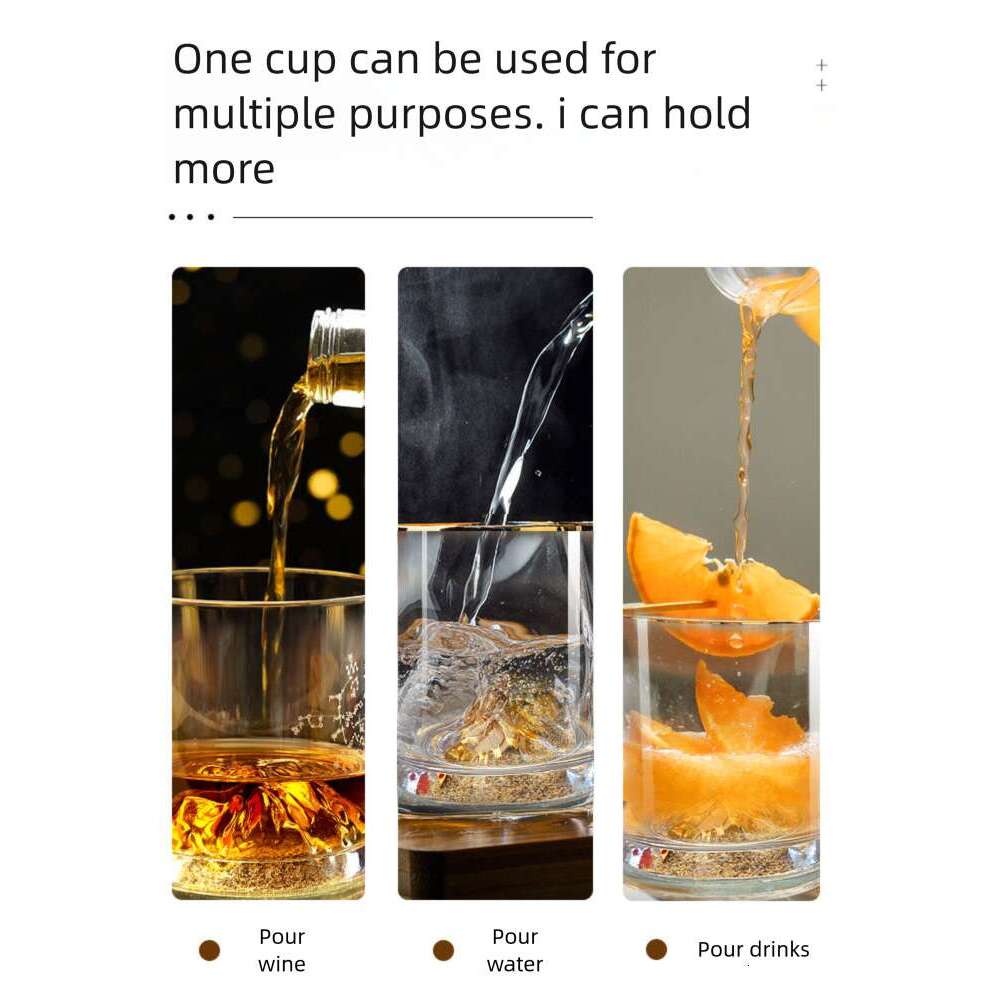 Dunhuang Cultural Creative Whiskey Glass with of Sand Spring Sound Museum Box for Home Use and Women's Birthday Men's Gift