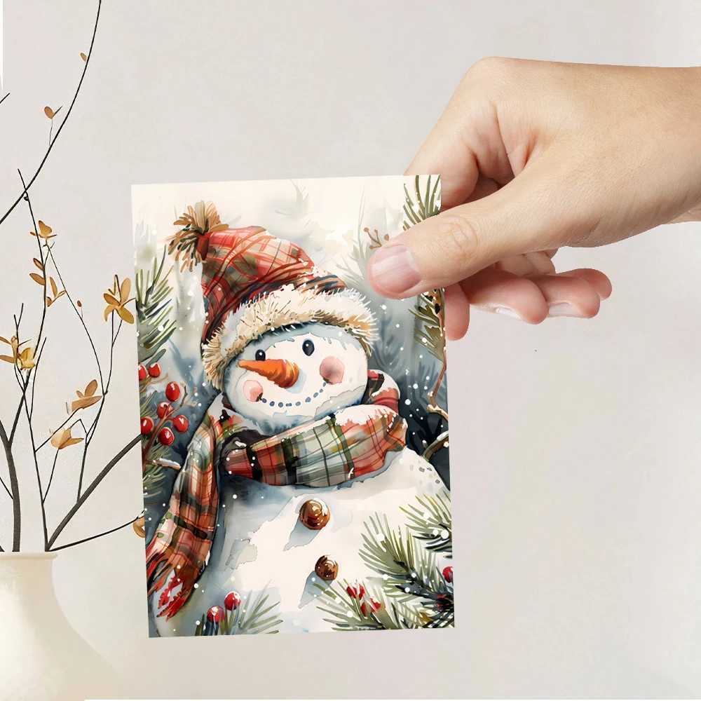 32pcs Vintage Christmas Postcards Halloween/Back-to-School Season/Birthday/Budget-Friendly Gifts Collectibles Mail-Ready H251210