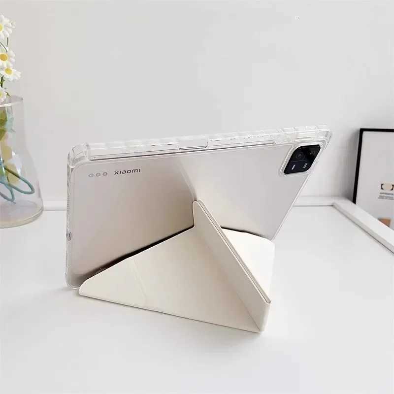For RedMi Pad SE 11 87 Pro 121 Inch Case Acrylic Back Tablet Cover for Mi Pad 7 6 5 Pro 11 112 Awake/Sleep Funda H251210