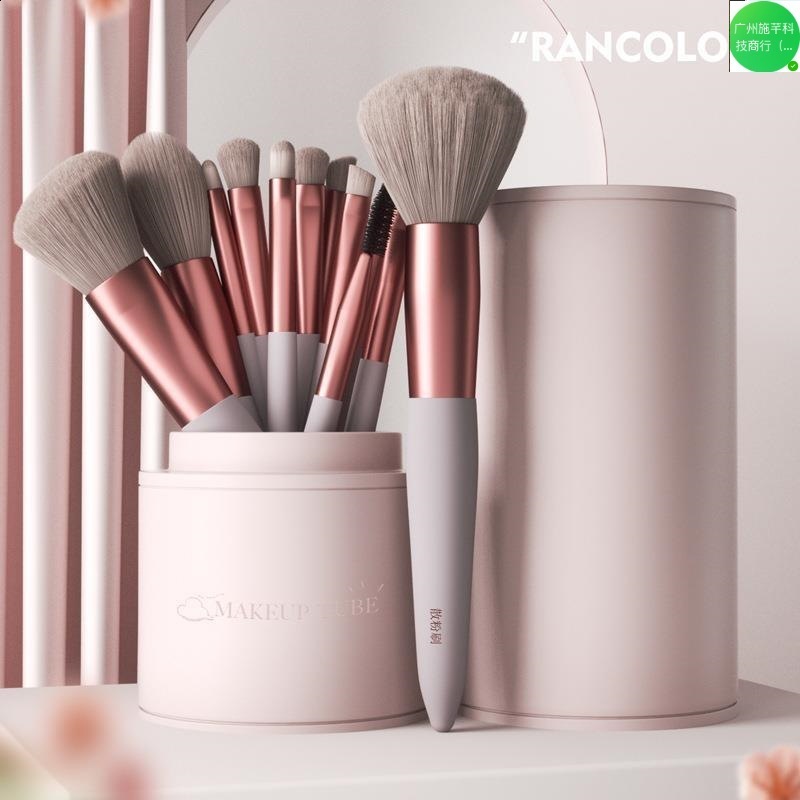 BEILI Pink Makeup Brushes Set Premium Foundation Contour Powder Blush Eyeshadow Highlighter Cosmetics Tool brochas de maquillaje 251015