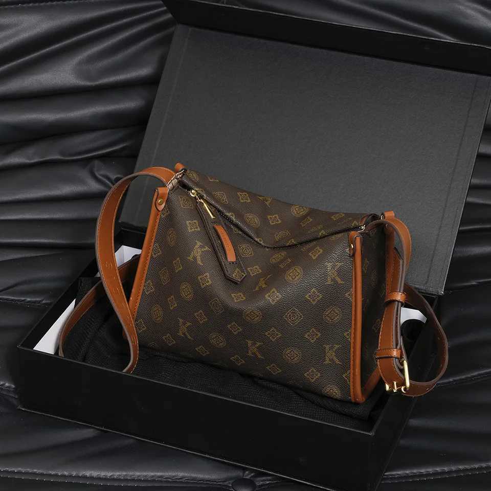2025 Classic Mogram Print Bag Luxury Underarm Shoder Purse Vintage Crossbody Bag for Wen Y251209