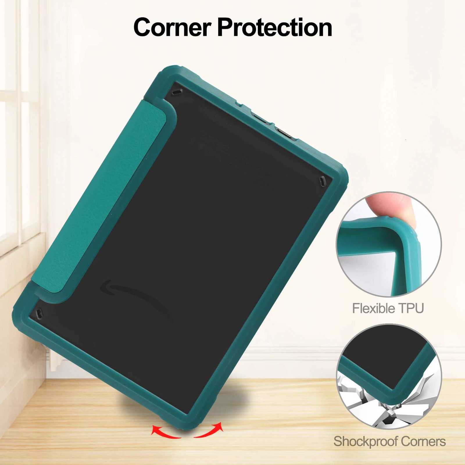 Auto Wake/Sleep Kindle Case - Magnetic PU Leather Cover for Paperwhite 12th Gen2024oft 7 Devs Model SA569P/SA568B H251210