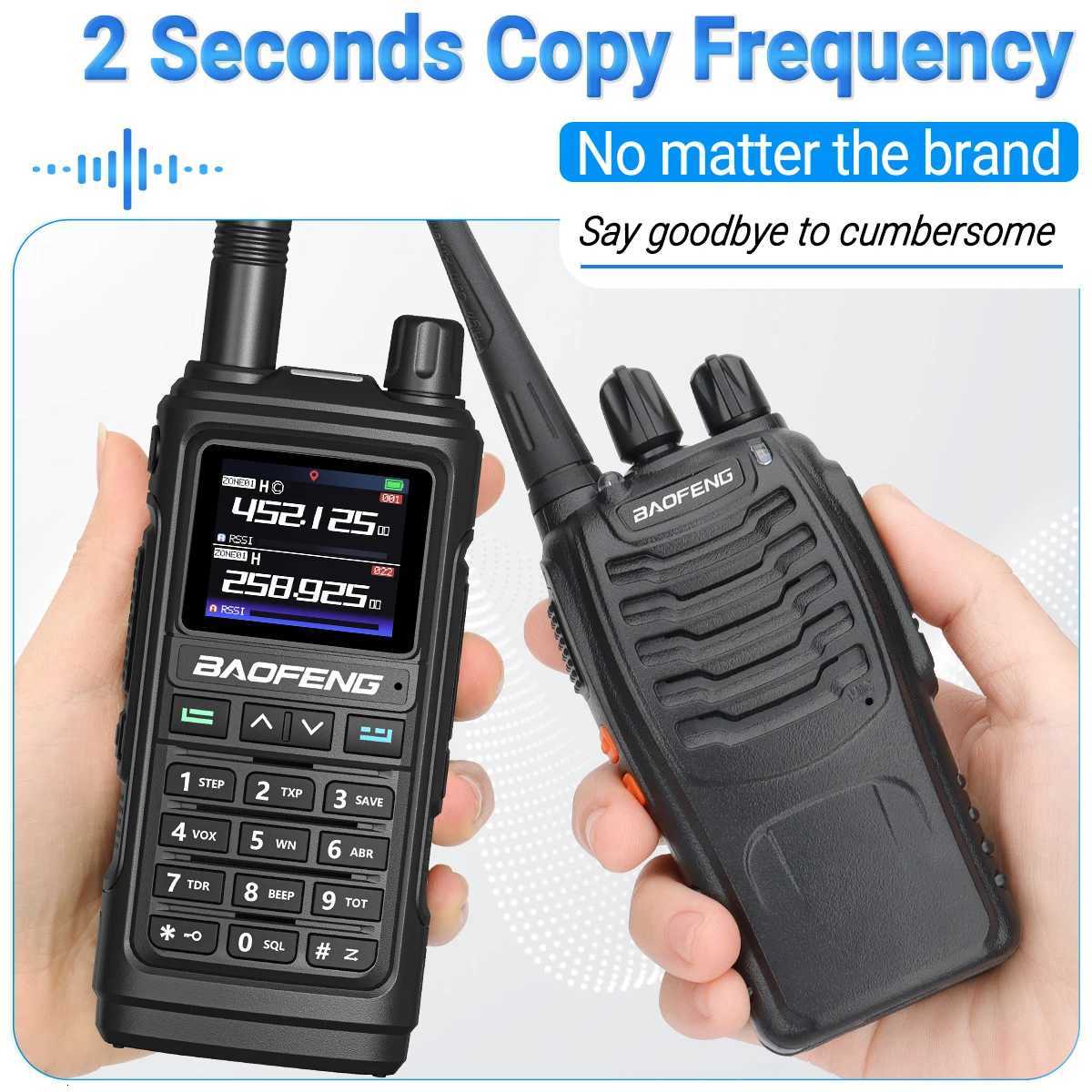 Baofeng UV 17 PRO GPS Air Band Walkie Talkie 999CH Wireless Copy Frequency NOAA Six Bands Amateur Ham Two Way Radio for Hunting M251210