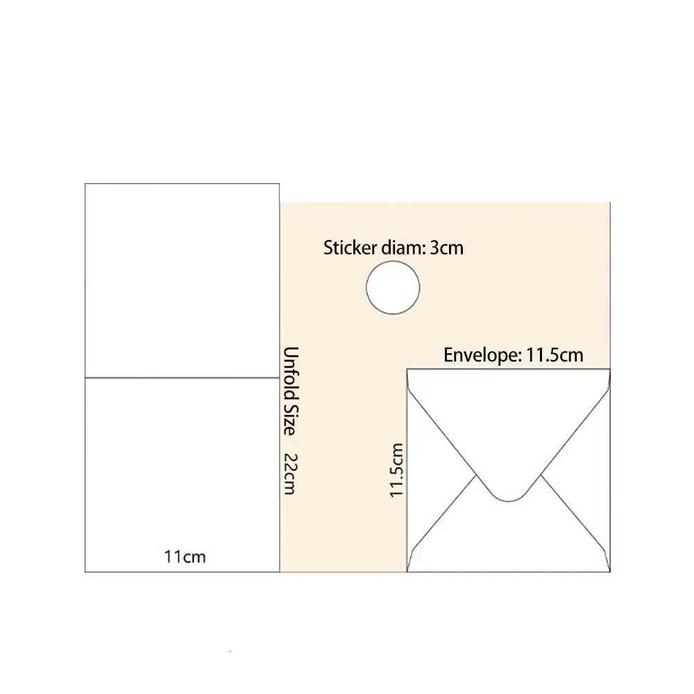 Santa Theme 3D Xmas Greeting Cards Blessing Message Folding Christmas Postcard Paper -up es Card Christmas Celebration H251210