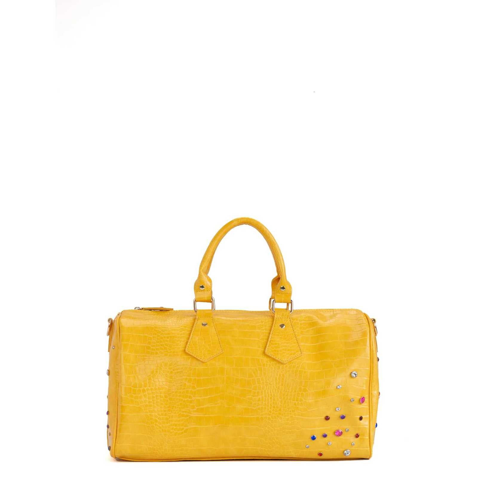 Wens Large Capacity Travel Duffel Handbag Waterproof Business Shoder Bag with odile Colored Diamd Design for Cmutin Y251209