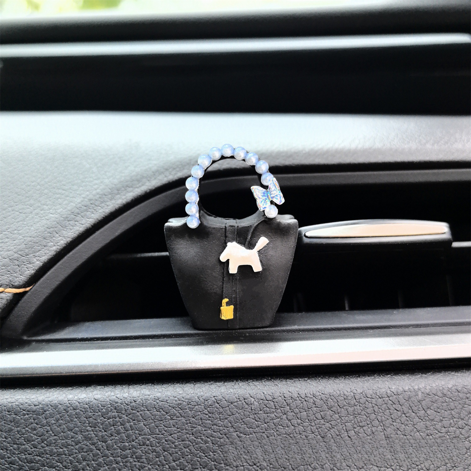 Air Vent Cute Plaster Ornament Colorful Pony Fragrance Car Accessories