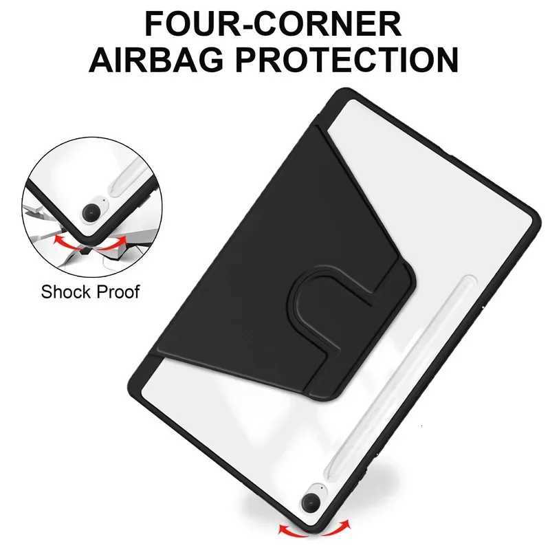 For Galaxy Tab S11 tra 2025 5G SM-X930/X936 S10 Lite FE A11Plus A8 11 131 87 Case Acrylic Rotating Stand Tablet Case H251210