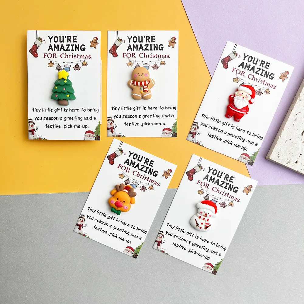 10pcs Able Resin Holiday Presents Trendy Mini Xmas Gifts Pocket Hugs for Loved Ones Christmas Festive Holiday Decor H251210