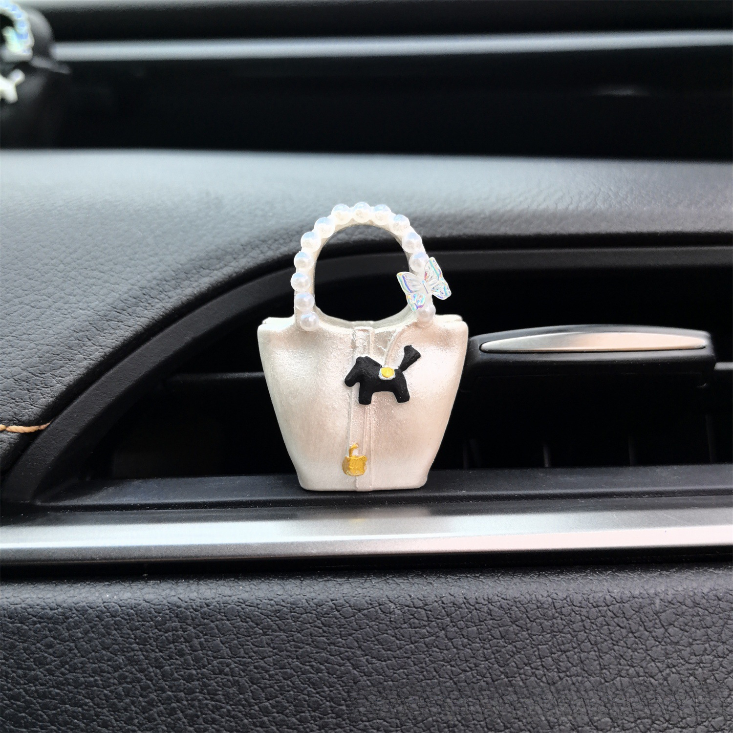 Air Vent Cute Plaster Ornament Colorful Pony Fragrance Car Accessories