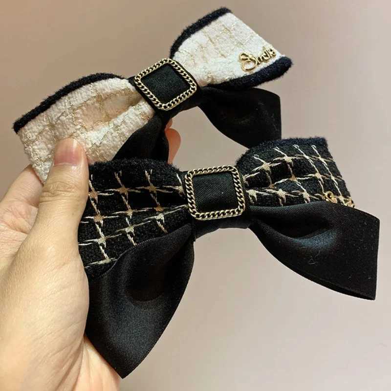 Rhinestone Crystal Pearl Big Hair Clip Hairpin Bow Knot Plaid Dot Barrette For Wen Girl wer Accories Wholes Y251210