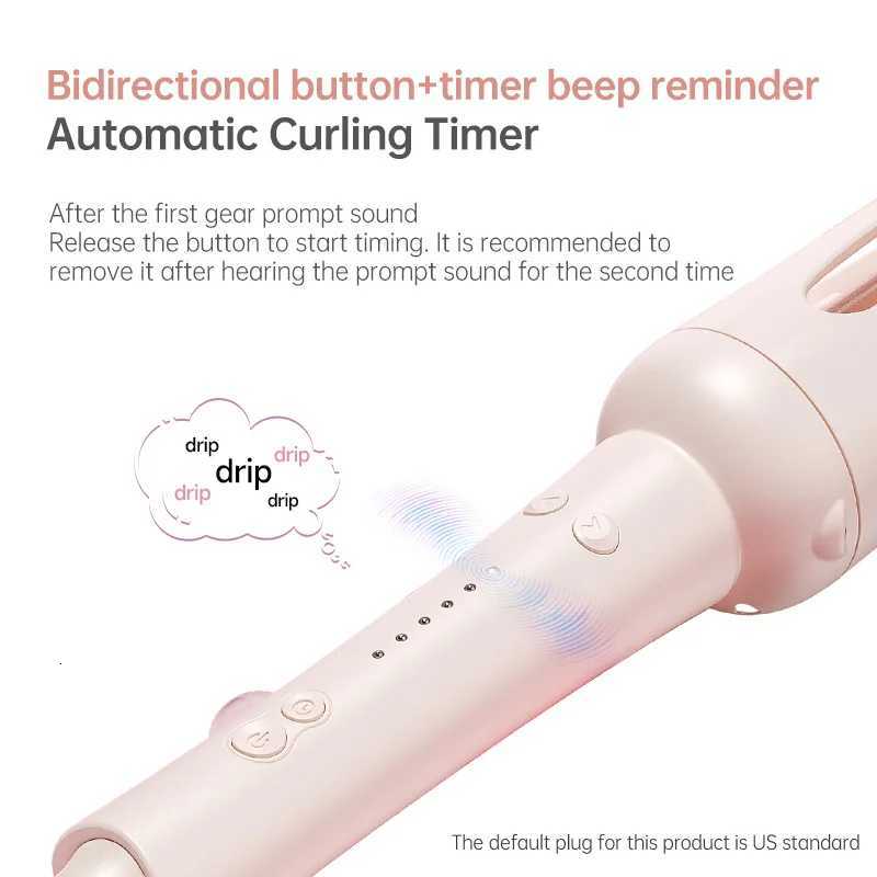 Automatic Hair Curler Negative Ion Ceramic Curling Iron - 40mm Large Wave Perm for Home Use Lazy Person Electric Curling WandT251210