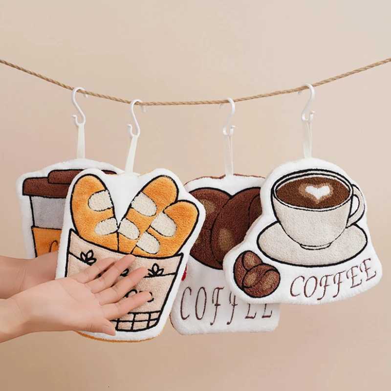 Bathroom Hand Cloth Cartoon Hand Towels Hand Towel Absorbent Hand Cloth Hand Towel For Kitchen Convenient Hanging Towel For Hand C251210