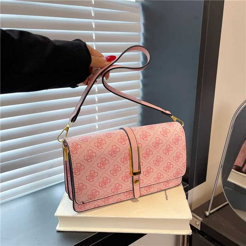 Niche Designer Shoder Bag 2025 Wens Vintage Letter Print Crossbody Purse Unique Underarm Bag Fi Y251209