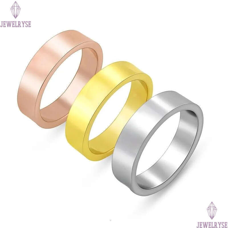 luxury designer classic for women mens lovers Fashion love ring diamond Titanium steel Gold Plated Silver rings jewelry Never fade Not allergic 4mm 5m