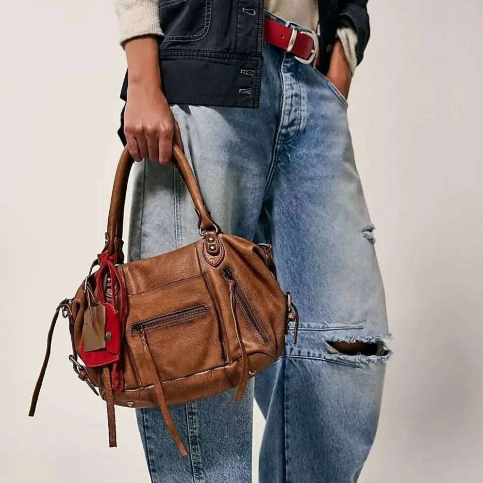 Emerson Tote Bag, Women's Vintage Handbag New Fashion Moto with Straps, Luxury Design Shoulder Bag for Everyday Style Chic fashionbag1188