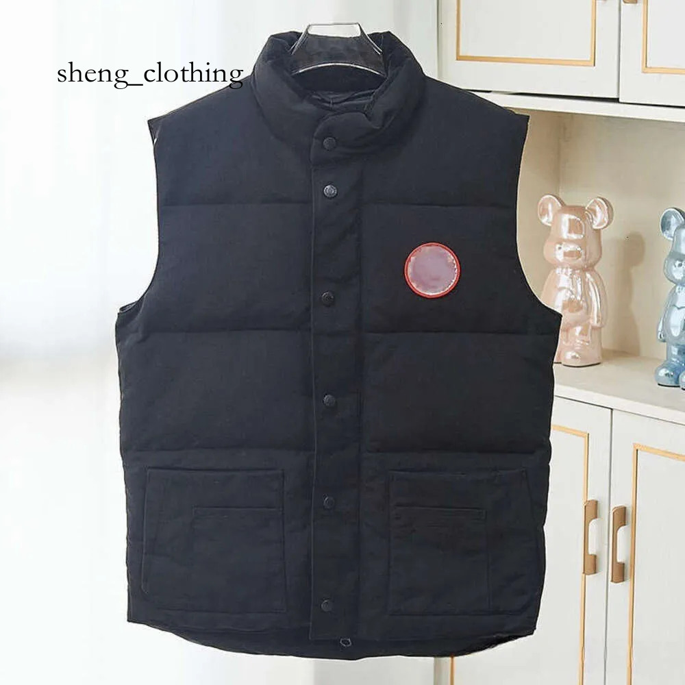 2025 AAAAA High Quality Fashion Canada Jacket Goosewomens Gilet Designer Winter Windproof Vest Mens Gilet Warm Bodywarmer Vest Outerwear Zipper Jacket a9