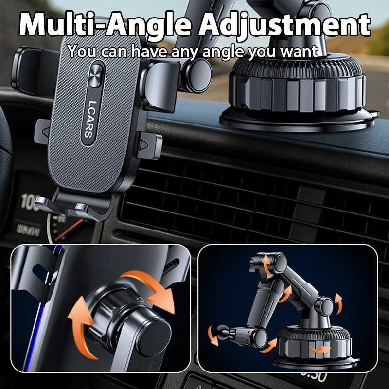 New Car Phone Mount Stable Anti Vibration Suction Cup Stand Rotatable Universal Dashboard Holder for Pickup Truck SUV C251210