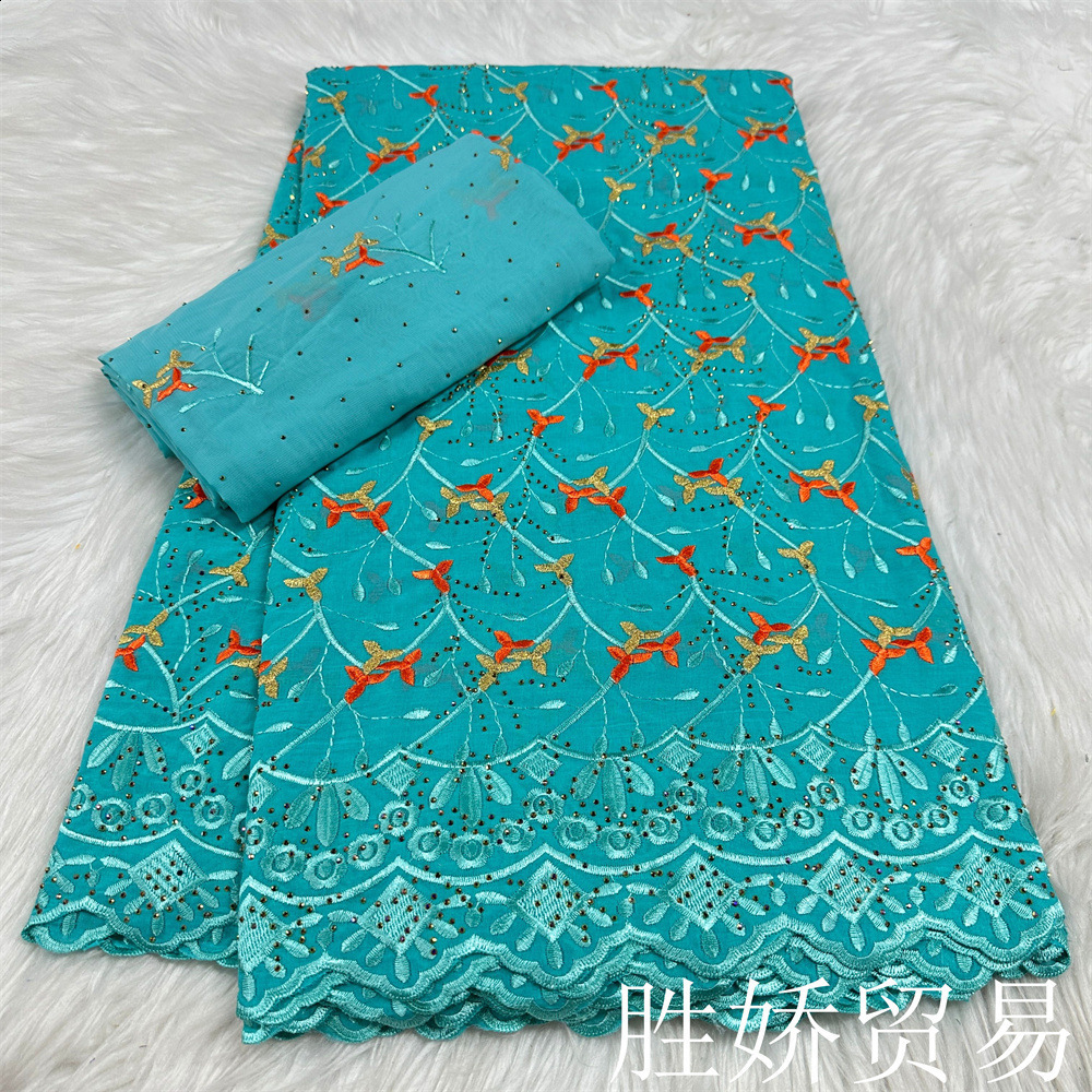 Fabric and Sewing Lafaya 2023 High Quality African Lace Swiss Cotton Nigerian Fabrics Voile In Switzerland 230727