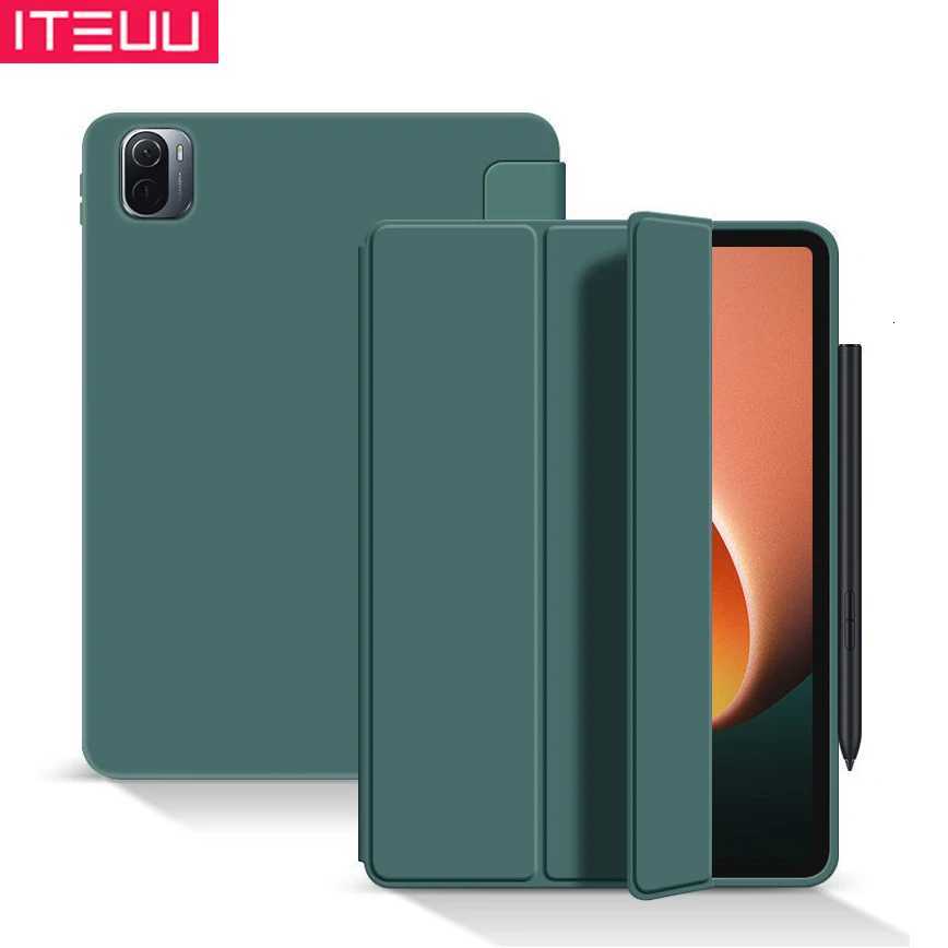 Soft Silicone Tablet Case For MI Pad Case 7 6 5 6S Pro 124 Redmi Pad SE 87 11 121 inch Tablet Case Stand Cover H251210