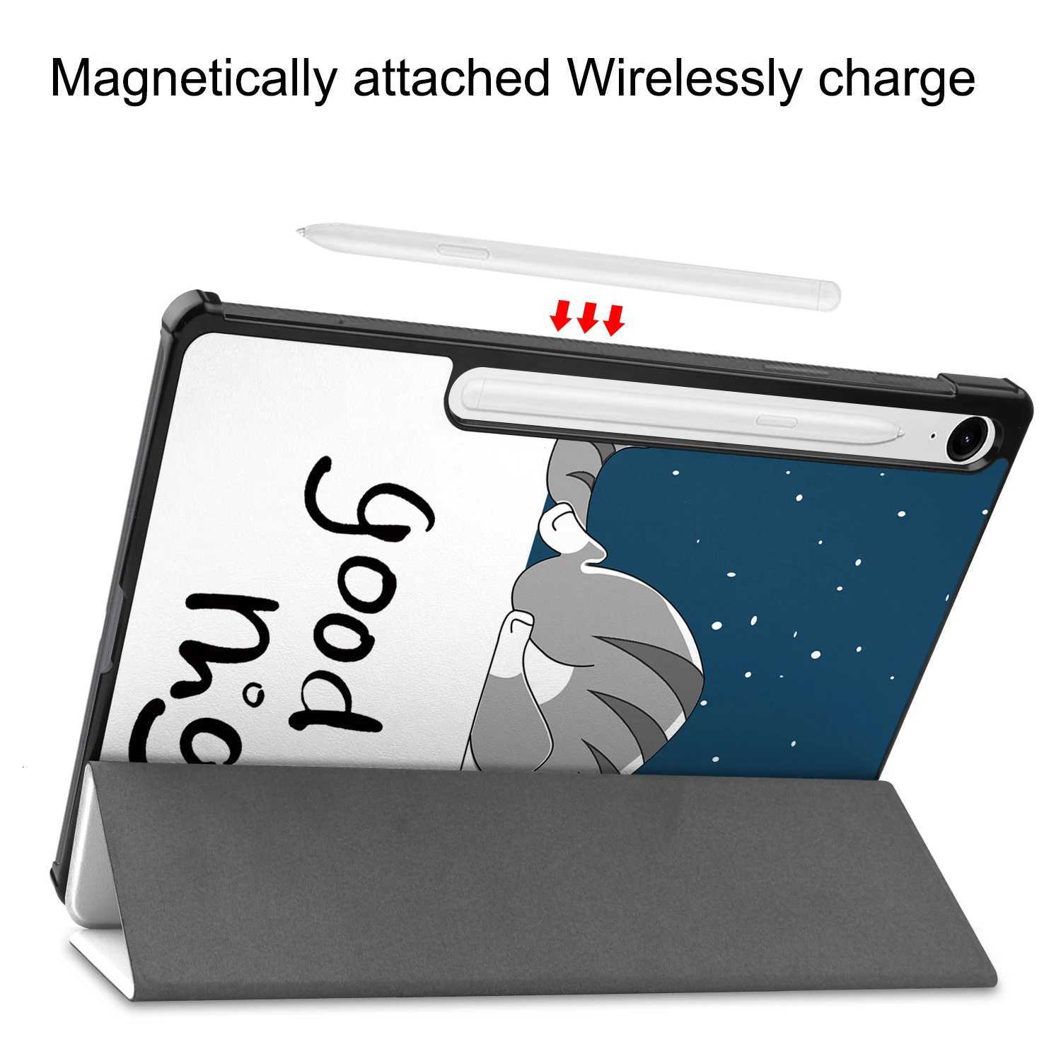 For New Galaxy Tab S10 Lite 2025 109 SM-X400 SM-X406B PU Leather Tri-Folding Magnetic Tablet Protective Case H251210