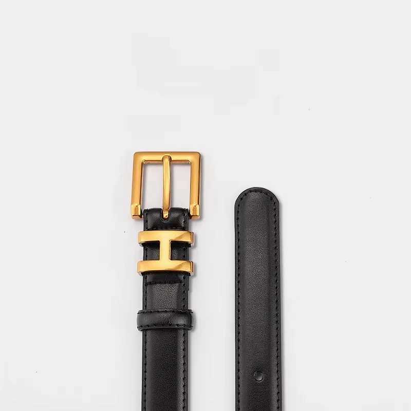 Luxury Light luxury gold needle buckle womens belt high-quality and fashionable womens belt jacket skirt jeans belt Y251210