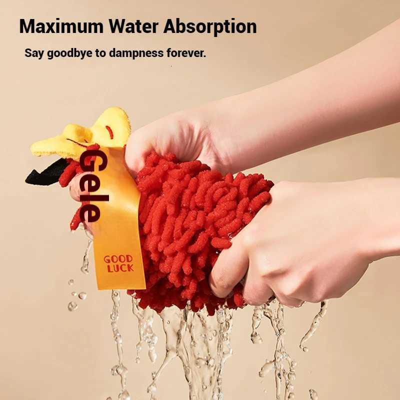 Chinese Wedding Hand Towels 2026 New Year Decoraitons Wash Towels for Hand Bathroom Kitchen Hanging Hand Towel C251210