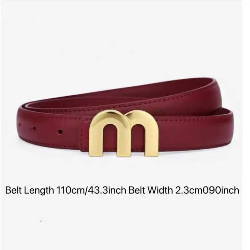Luxury Womens fashion belt high-quality gold buckle is best matched with womens denim belt dress Y251210