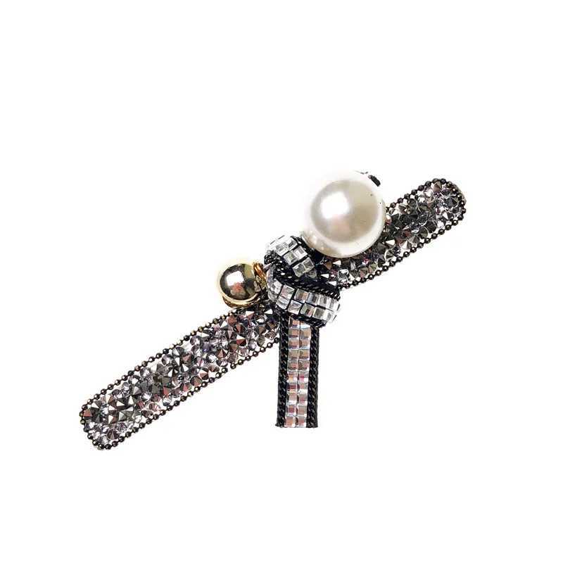 Luxury Crystal Pearl hair pins for wen party hair decoration clips hair Clip accories Y251210