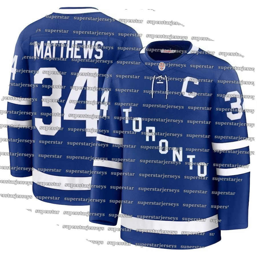 Custom 2026 Hockey Jersey Nylander Tavares Knies Robertson McCabe Maccelli Myers Robertson McMann Sweater Double-Reinforced Stitching Casual Wear