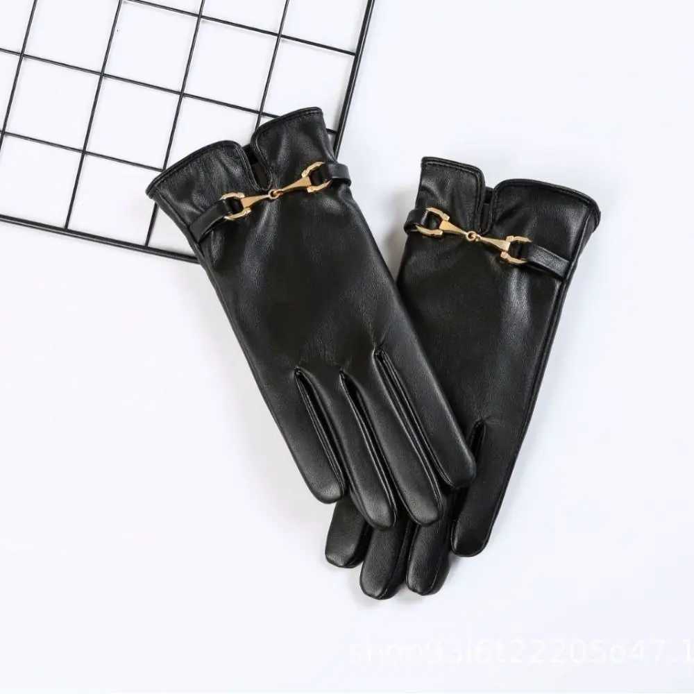 Fashion PU Leather Gs Windproof Waterproof Fl Finge Driving GsThicken Outdoor Sports Winter Warm Touch Screen Gs Y251210