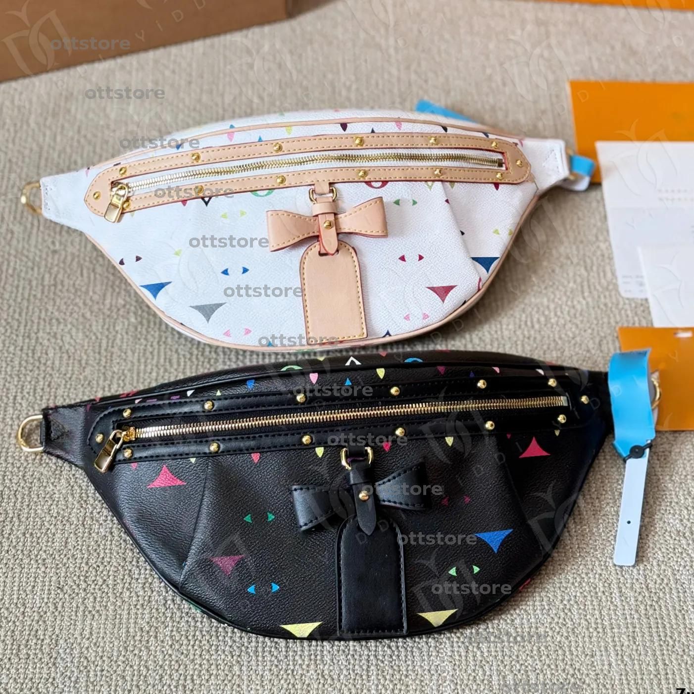 Trendy Waist Bags for Women Mens Fanny Pack Luxury Designer Bumbag Colorful Bum Bag Designer Bag Sling Bag Chest Pack Fashion Ladies Chest Bag Crossbody