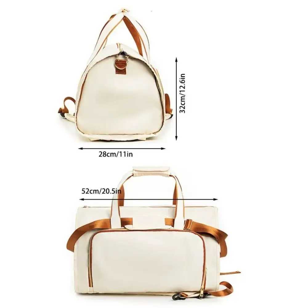 Mtifunctial Travel Bag Large Capacity Portable Duffel Bag Wear-resistant Hanging Suit Bag Y251209