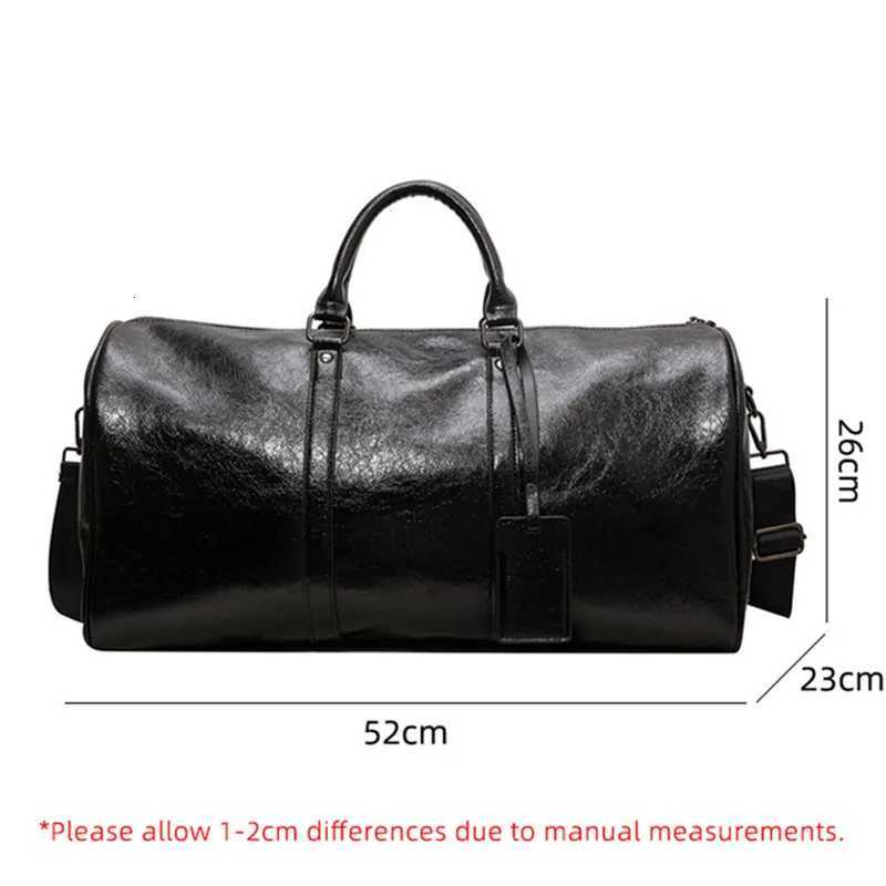 Wen PU Fitness Bag Gym Handbag Men Leisure Sports Tote Shoder Crossbody Large Capacity Swimming Yoga Travel Workout Duffel Y251209