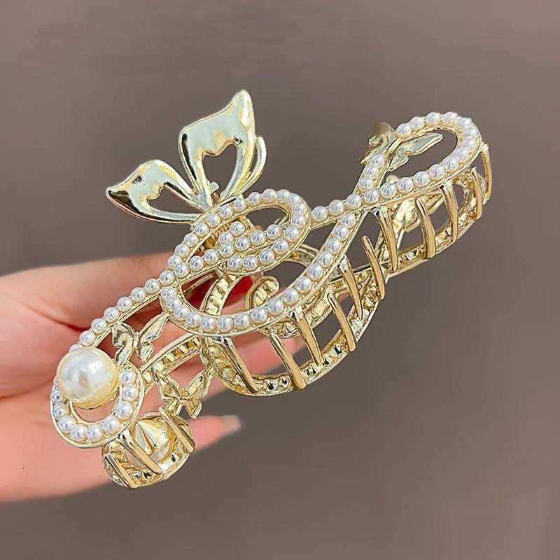 New Wen Elegant Music Note She Hair Cl Luxury Rhinestone Decor Ponytail Hair Cl Clips Girls Heaear Fashion Accories Y251210