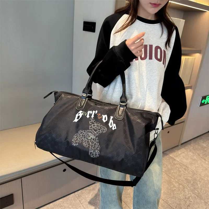 Oxford waterproof large capacity letter printed mens wens travel bag handbags duffle bag shoder bags large size lage Y251209