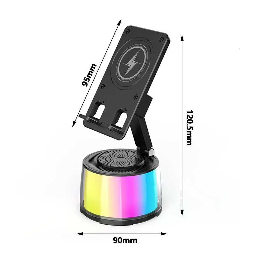 Cell Phone Holder Stand With Speaker Adjustable Desktop Live Lazy Tablet Bracket port Portable Wireless Speaker C251210