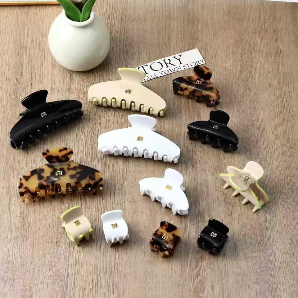 Solid-color Cl Hair Clips Unique and casual summer family style Acetate handmade High-quty Fashion-tren Y251210